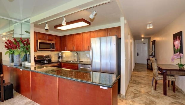 Kihei Surfside, #511 1 Bedroom Condo by RedAwning - Foto 5, Cocina privada