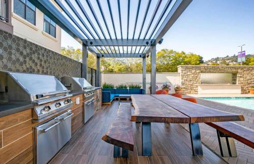 San Carlos 2BR w Gym Pool BBQ nr Caltrain SFO-910 - Foto 25