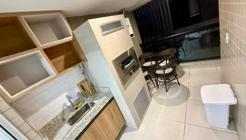 Apto de Luxo 400m Prainha-Piscina-churrasqueira-Ar-condicionado-Sand beach - Foto 4