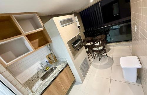 Apto de Luxo 400m Prainha-Piscina-churrasqueira-Ar-condicionado-Sand beach - Foto 4