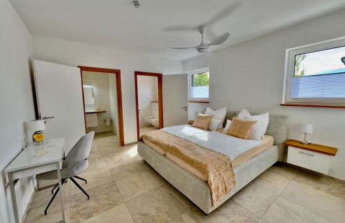 luxuriöse Villa Möwengeflüster - 220qm große Ferienwohnung für bis zu 8 Gästen mit Sauna direkt am Goitzschesee - Foto 20