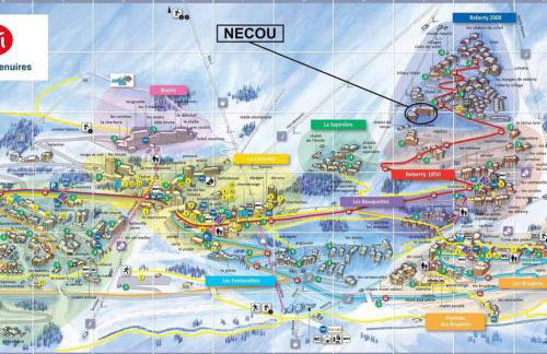 Les Ménuires - Appart 2 pièces 4 pers - Balcon plein SUD - Ski aux pieds - Foto 12