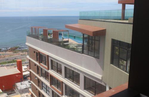 Studio Salcity - Piscina no rooftop com vista mar - Foto 25