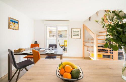 Les Voiles d Azur, Duplex moderne avec vue sur le port et la mer, à 2 minutes des plages - Photo 14