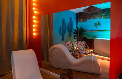 La Caliente love room glamour balnéo en duo - Foto 64