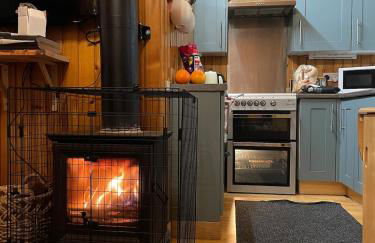 Belle 2 bedroom log cabin with hot tub, forest and loch - Foto 33