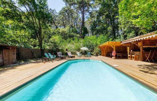Cap Ferret Villa Grand Chalet Bois - Foto 32