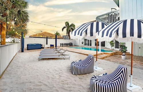 Beachfront Oasis w Htd Pool Cinema Game-Room Tiki - Foto 24