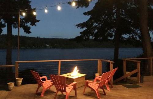 Amazing Sunrise at Coastal Luxury Cabin Rental on Herron Island with Fire Pit and Paddle Boarding near Olympia, Washington - Foto 21