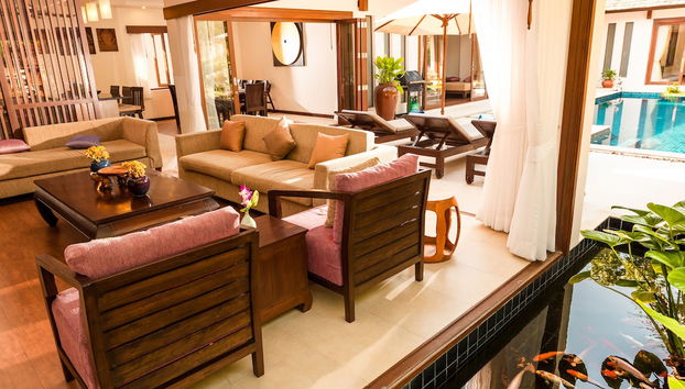 Zona de estar del vestíbulo