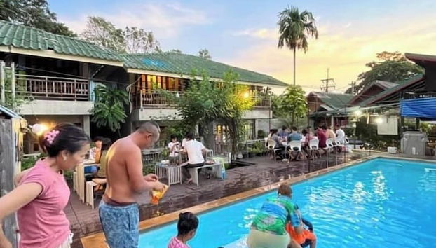 Blick von der Unterkunft