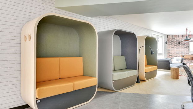 Zona de estar del vestíbulo