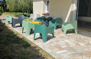 GITE 4 MN DE LA mer et cabourg, piscine, cheminée, table de ping pong, balançoire - Foto 39