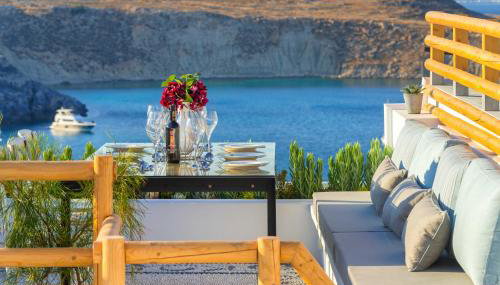 Lindos Shore Summer House with Jacuzzi and sea view !!! - Foto 5