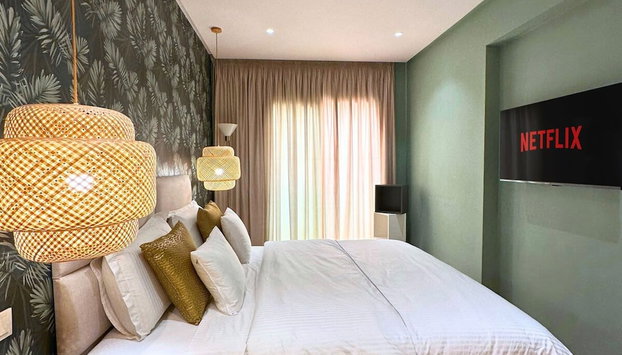 Nesty Luxury Casablanca 1BR Suite Parking - Foto 3, Habitación