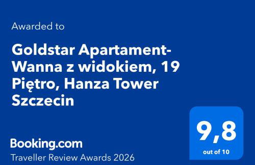 Goldstar Apartament- Wanna z widokiem, 19 Piętro, Hanza Tower Szczecin - Foto 51