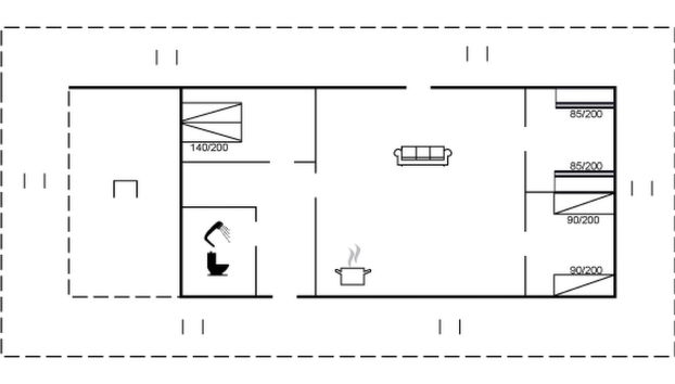 "Thermet" - 900m from the sea - Foto 2, Floorplan