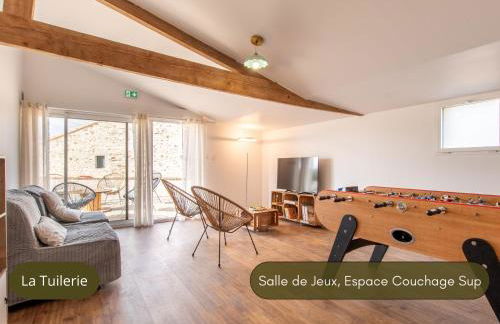 Gîte groupe 21 pers - Idéal Famille Amis Pro - Atelier ludique - Espace réceptiion séminaire - 30 mn PuyduFou - Foto 62