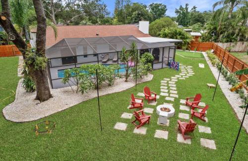 Backyard Games, Fire Pit, Heated Pool, Near Beach - Foto 7