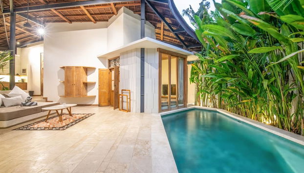 BA Villa 4 1BR Lush 1-br Villa With Pool 4 Mins to Echo Beach - Foto 4, Habitación