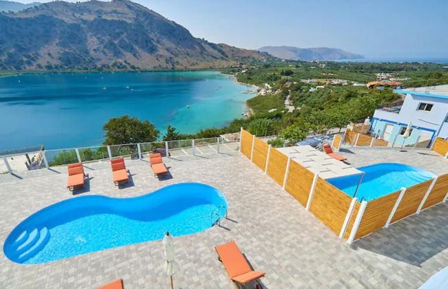 Stunning Lake Kournas Retreat 2 New Private Pool - Foto 1
