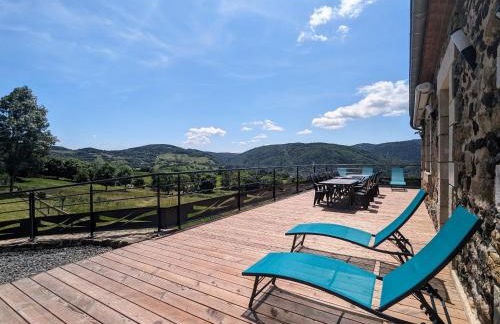 Gîte authentique et confortable avec vaste terrain et vue imprenable à Saint-Privat-d'Allier - FR-1-582-478 - Foto 2