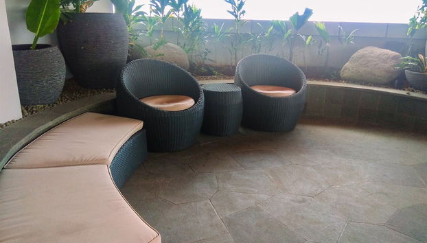 Zona de estar del vestíbulo