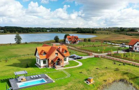 Mazurskie Wille - Willa Niebieska - siedlisko na Mazurach z bezpośrednim dostępem do jeziora Dejguny oraz prywatnym basenem - Foto 34