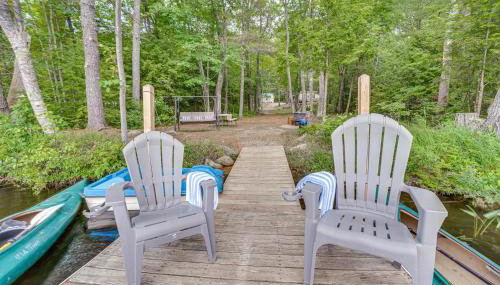 Private Dock and Deck Tranquil Dam Pond Cottage! - Foto 5