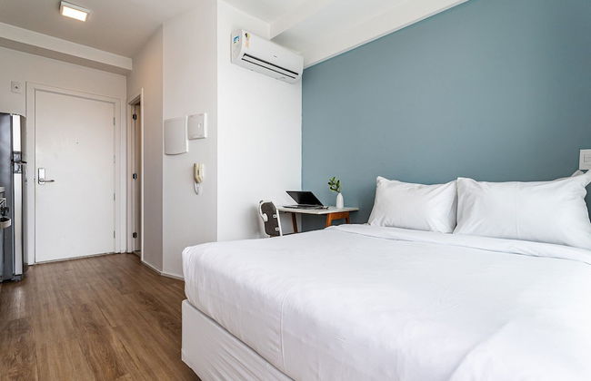 Setin Downtown Praca da Sé by Viva - Prédio completo com piscina perto de estação de metrô no Centro de São Paulo - Foto 36