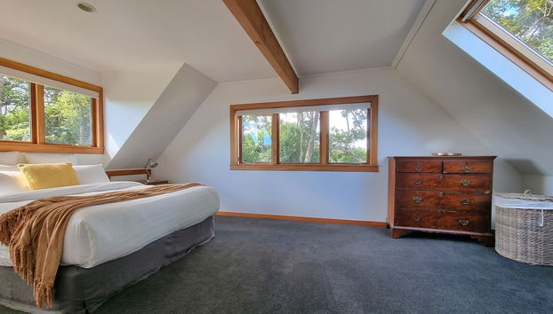 The Kauri Retreat - Sea Views & Spa Pool - Foto 2, Habitación