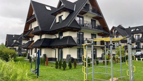 Apartament Grapa D8 - Białka Tatrzańska - Darmowy Skibus - Basen - Sauna - blisko Term Bania i wyciągów narciarskich - Foto 5, Garden, Garden view