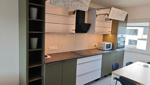 Siegen 2 - Geisweid Work and stay Neu Modernisiert 3 Schlafzimmer Badezimmer Wohnzimmer Balkon - Foto 2, stove, toaster