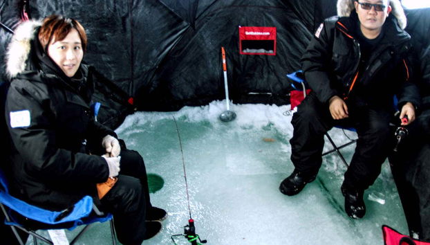 Pêche sur glace au Canada