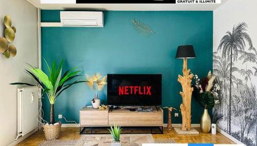 LOASIS -T4 Garage Clim Terrasse WIFI Centre-Ville - Foto 5