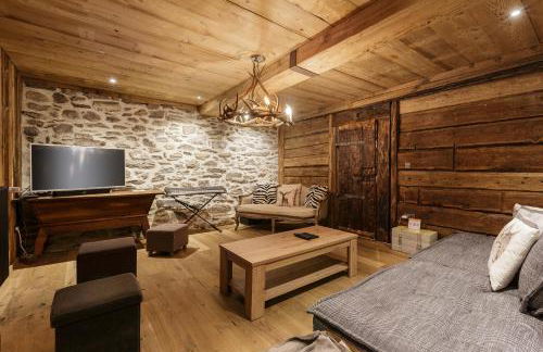 Lavancher - Chalet 400m2 Ferme 1803 renovee Sauna Billard - Foto 21