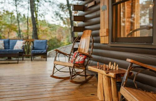 Log Cabin with Mountain View and Privacy - Foto 8