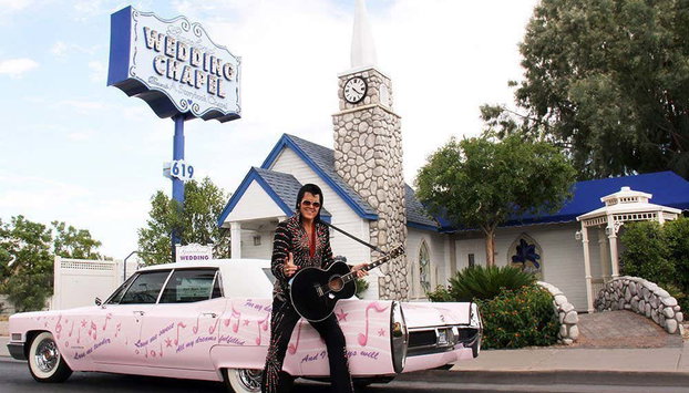 Boda Elvis en la capilla Graceland - Foto 2, Elvis en la capilla de Graceland