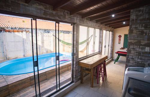 Casa 3 min Shopping Pelotas- Com 1 Suíte, 2 Quartos Climatizados, Piscina e Estacionamento 2 carros - Foto 66