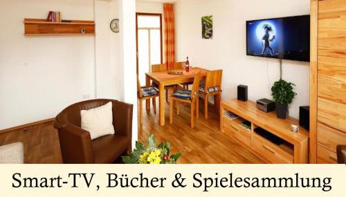 Ferienwohnung Morgensonne am Kurpark Bad Berka # gratis Parkplatz # ebenerdig # Spielplatz # WLAN # 2 Schlafzimmer # Nähe Weimar # Weimarer Land # Smart-TV - Foto 2