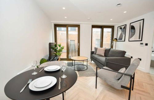 Modern 1 Bed Flat in Central Manchester w Balcony - Foto 12