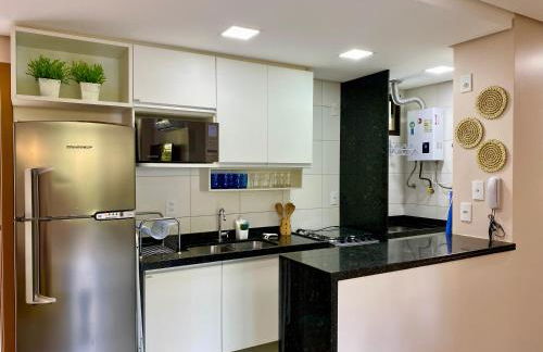 Apto Beira Mar Térreo com área gourmet Praia de Muro Alto - Foto 18