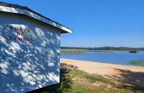 T2, 50m du lac, PISCINE, WIFI, jardin terrasse sans vis-à-vis, 1 à 4 pers - Foto 28