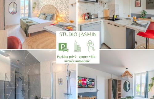 Jasmin Roanne centre-ville - Parking & Clim - Foto 1