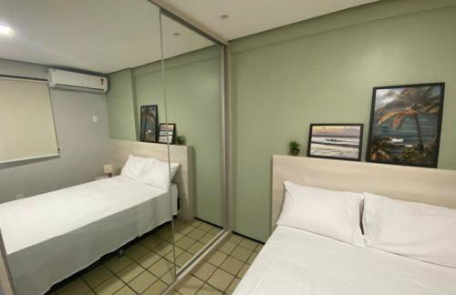 Lindo flat no Number One - Ponta Dareia com serviço de limpeza diaria - Foto 9