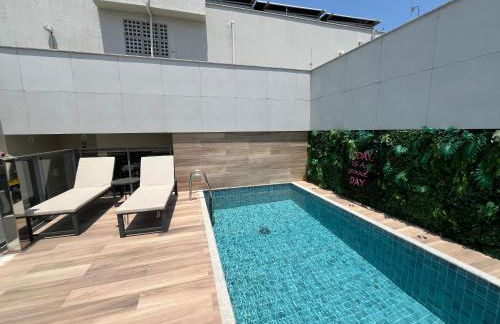 Apartamento Inteiro Novo Praia, 2 Varandas, Piscina e Vista Parcial MAC - Foto 58