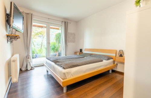 Ferienwohnung mit Terrasse im Grünen mit Sauna nahe Altstadt - Foto 6