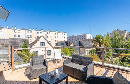 Teranga - Studio avec grande terrasse dans Rennes - Foto 6