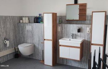 Ferienwohnung - Loft - mit 123qm bei Würzburg mit eigenen gratis Parkplatz Terasse Grill WLAN - nur Einzelbetten - Foto 19