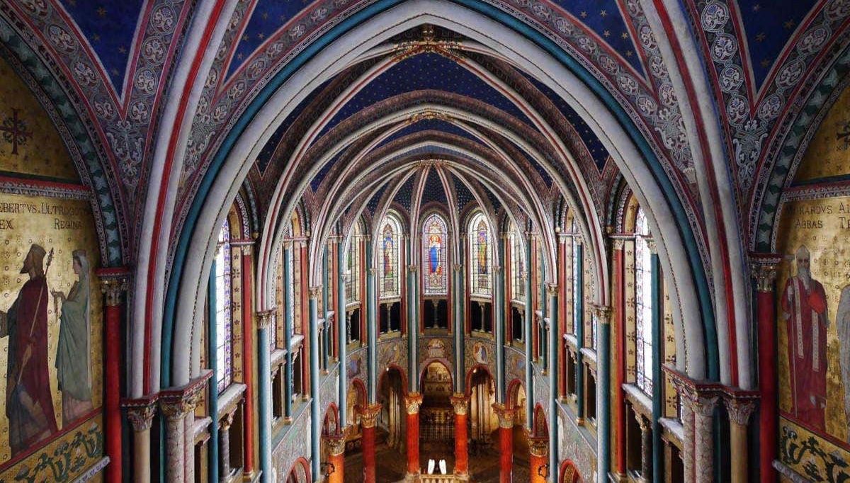 Intérieur de l'église Saint-Germain-des-Prés